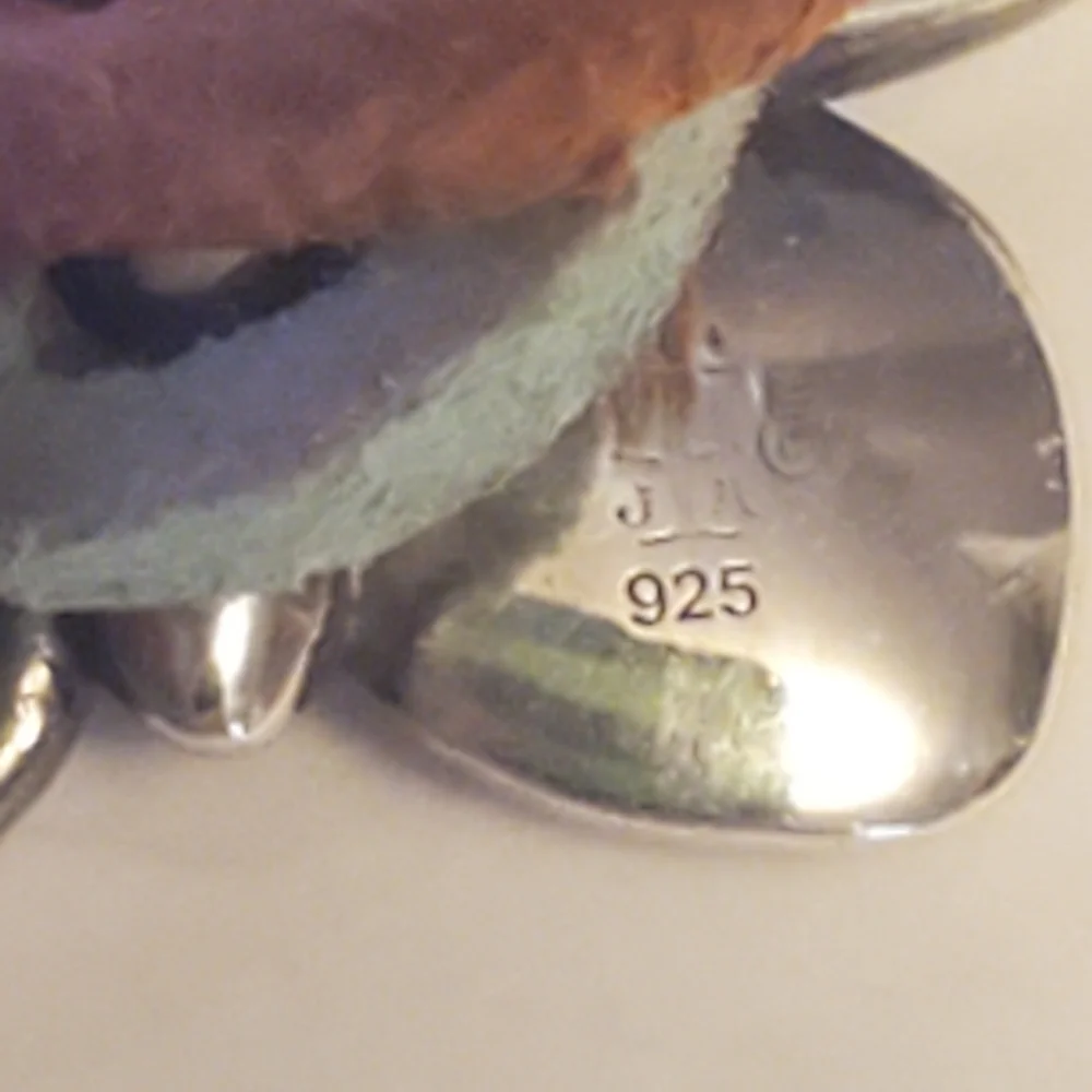 James Avery Retired Butterfly Woven Leather Bracelet - Picture 11 of 16